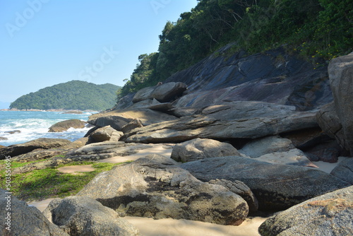 Wallpaper Mural Figueira beach in Ubatuba, Brazil Torontodigital.ca