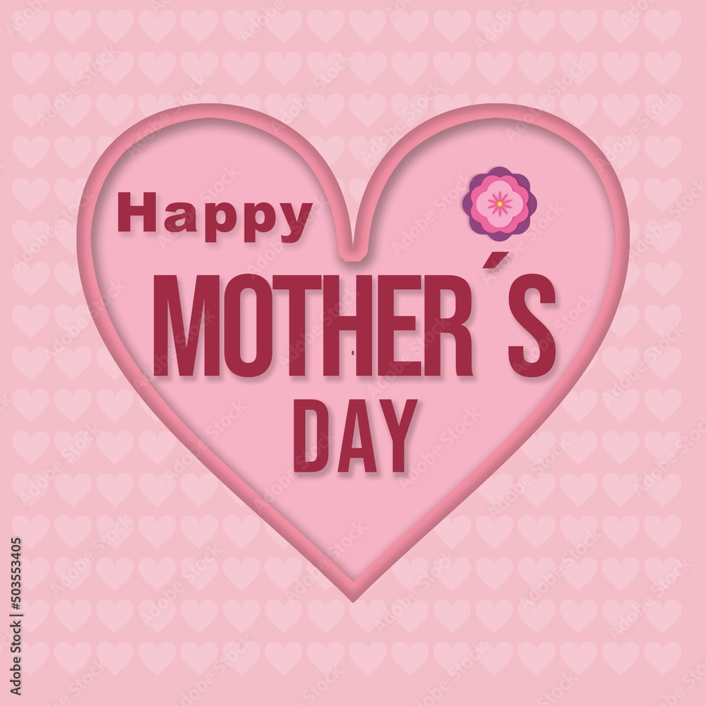 happy mother s day heart