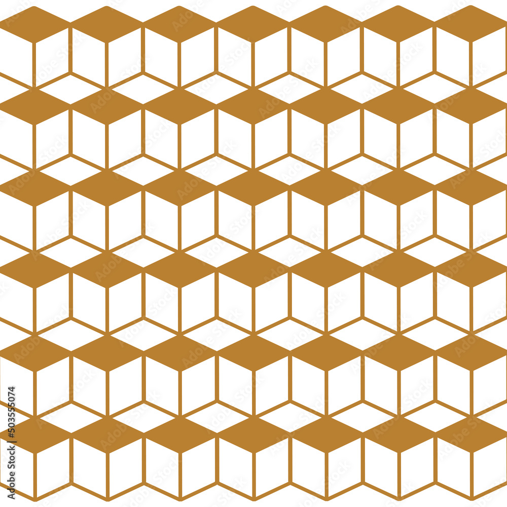 Picture brown medium cubes patterns vector illustration Picture brown medium cubes patterns vector illustration