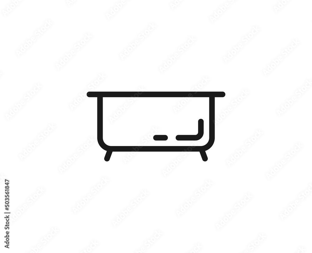 Bath premium line icon. Simple high quality pictogram. Modern outline style icons. Stroke vector illustration on a white background. Bath premium line icon. Simple high quality pictogram. Modern outline style icons. Stroke vector illustration on a white background.