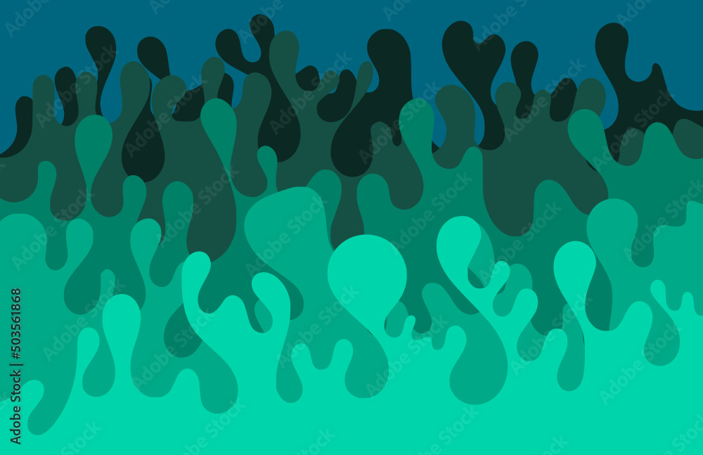 Underwater sea vector background Underwater sea vector background