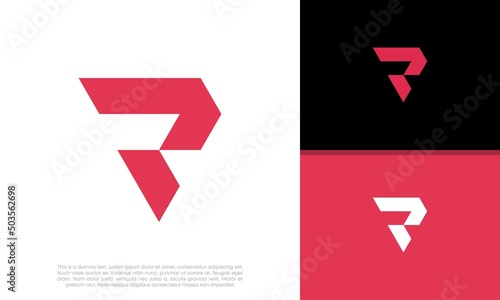 Initials R logo design. Initial Letter Logo. Free Download Initials R logo design. Initial Letter Logo. - GFXLoad