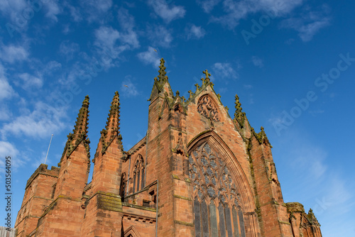Fotografie Carlisle Cathedral in the spring sunshine