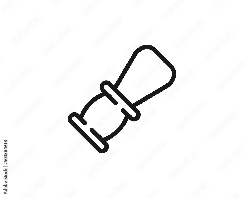 Beauty line icon on white background Beauty line icon on white background