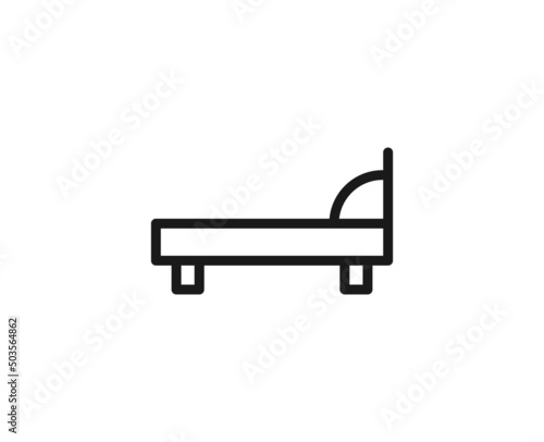 Constraction line icon on white background
