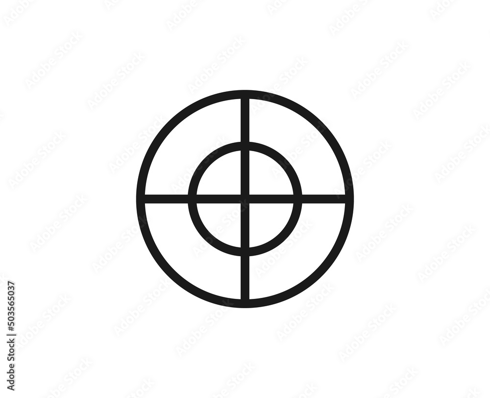 Target premium line icon. Simple high quality pictogram. Modern outline style icons. Stroke vector illustration on a white background. Target premium line icon. Simple high quality pictogram. Modern outline style icons. Stroke vector illustration on a white background.