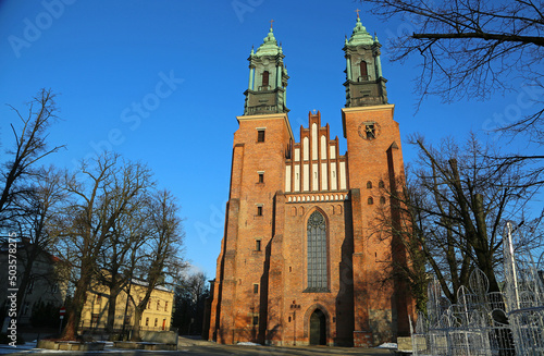 View at cathedral - Poznan, Poland photo