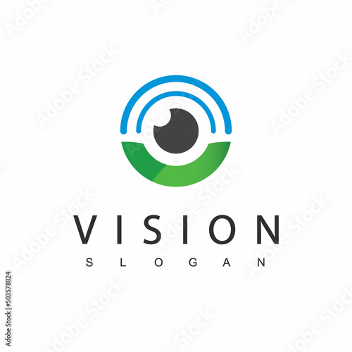 Eye Logo Design Template, Vision Logotype concept.