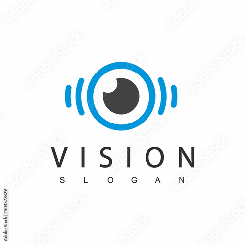 Eye Logo Design Template, Vision Logotype concept.