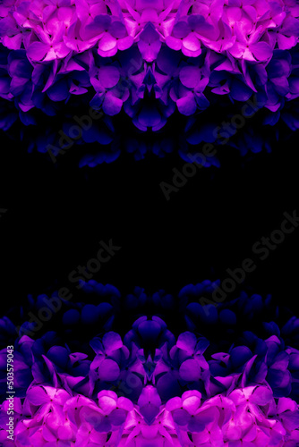 Abstract background or texture with floral patterns and purple color