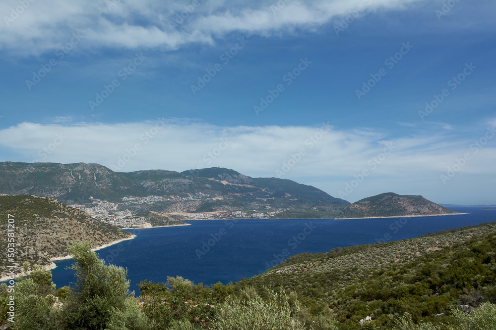 Harbour of Kalkan - a small town on the Turkish Mediterranean coast