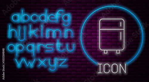 Paper cut Refrigerator icon isolated on grey background. Fridge freezer refrigerator. Household tech and appliances. Paper art style. Vector