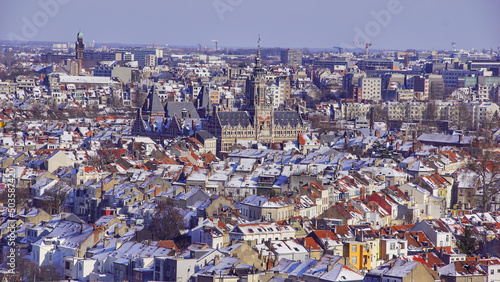 Aerial view over Bruxelles photo