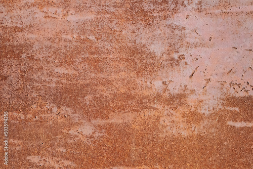 Weathered rusty metal surface background.