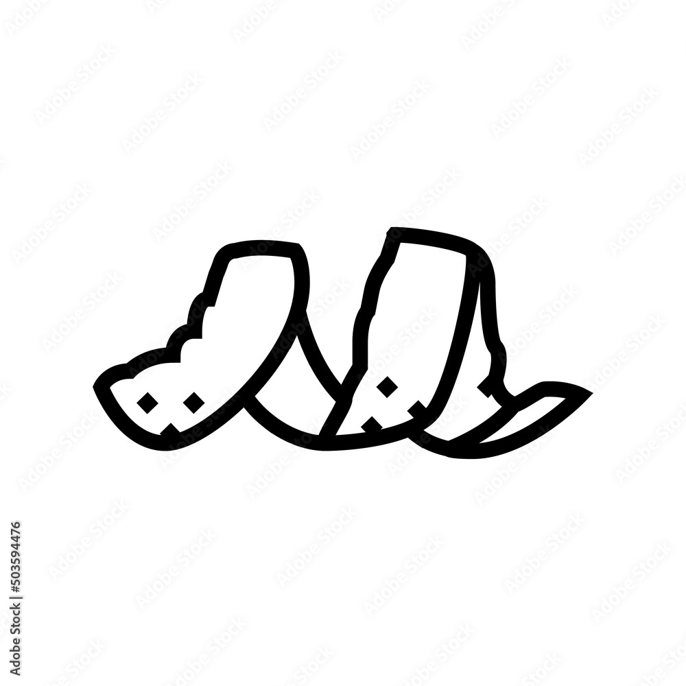 peel lemon line icon vector. peel lemon sign. isolated contour symbol black illustration peel lemon line icon vector. peel lemon sign. isolated contour symbol black illustration
