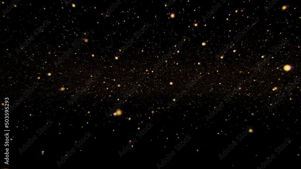 Loop abstract flicker Glow particles fire falling down on black ...