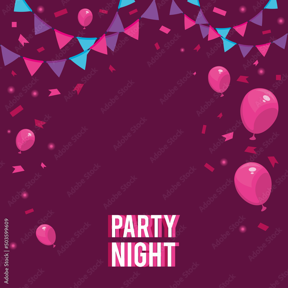 party night with balloons helium party night with balloons helium