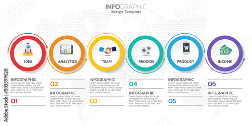 Infographic elements for content, diagram, flowchart, steps, parts, timeline, workflow, chart.
