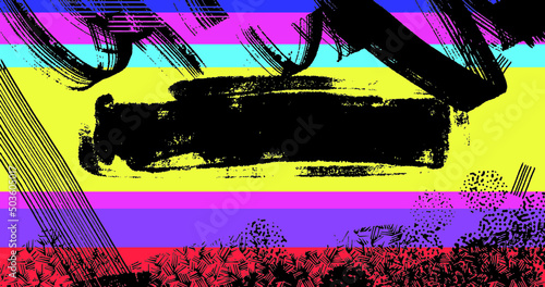 abstract 80s style colorful vivid optimistic vector background