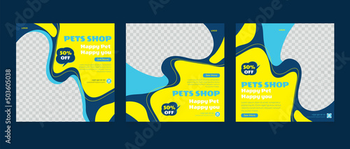 Pets shop social media post
