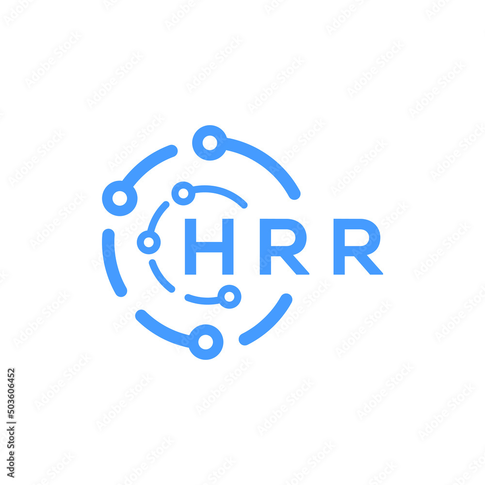 HRR technology letter logo design on white background. HRR creative initials technology letter logo concept. HRR technology letter design. HRR technology letter logo design on white background. HRR creative initials technology letter logo concept. HRR technology letter design.