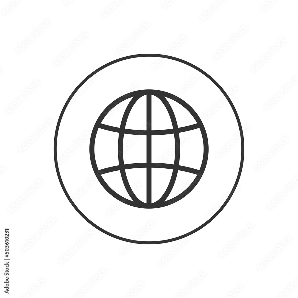 Globe icon. Earth sign. World symbol. Globe icon. Earth sign. World symbol.
