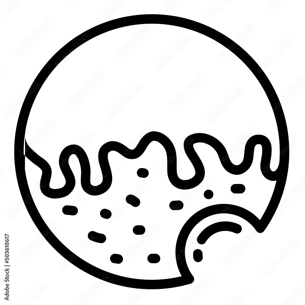 chocolate bread icon chocolate bread icon
