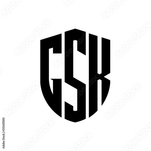 GSK letter logo design. GSK modern letter logo with black background. GSK creative  letter logo. simple and modern letter logo. vector logo modern alphabet font overlap style. Initial letters GSK   photo