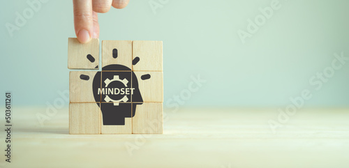 Konstfotografi Business mindset and success concept