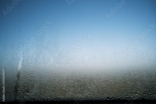 Foto Closeup shot of a wet window