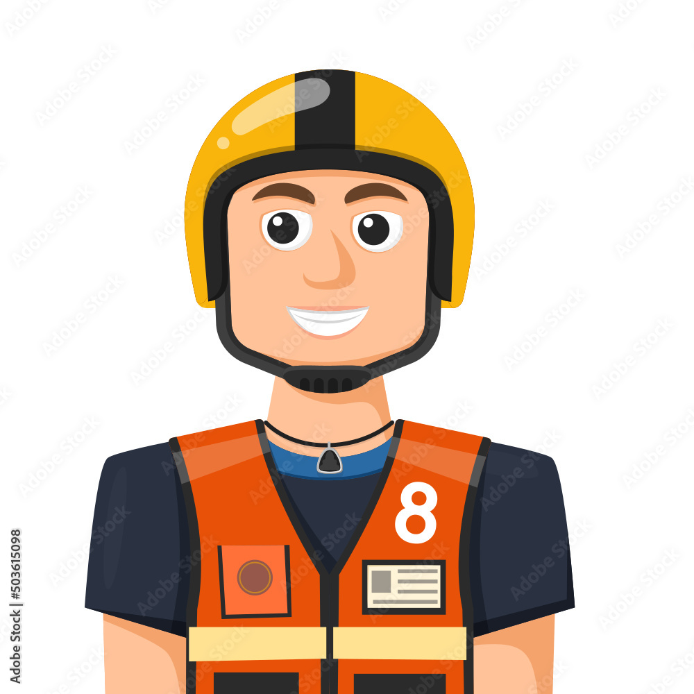 Thailand transport rider in simple flat vector. personal profile icon or symbol. people concept vector illustration.