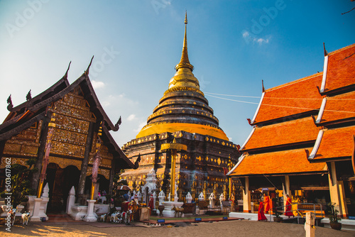 Wat Phra That Lampang Luang in Lampang in Lampang Province, Thailand.