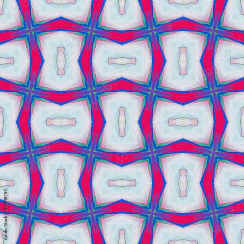 Abstract oil painting ornam...