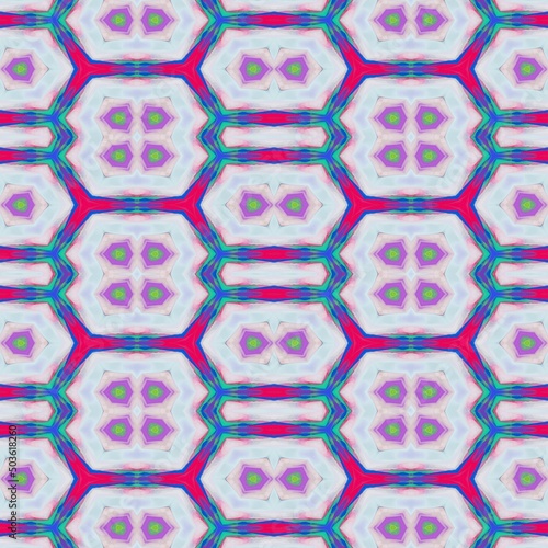 Abstract oil painting ornam...