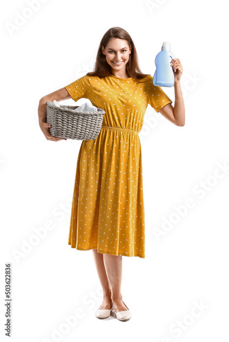 Beautiful housewife with la...
