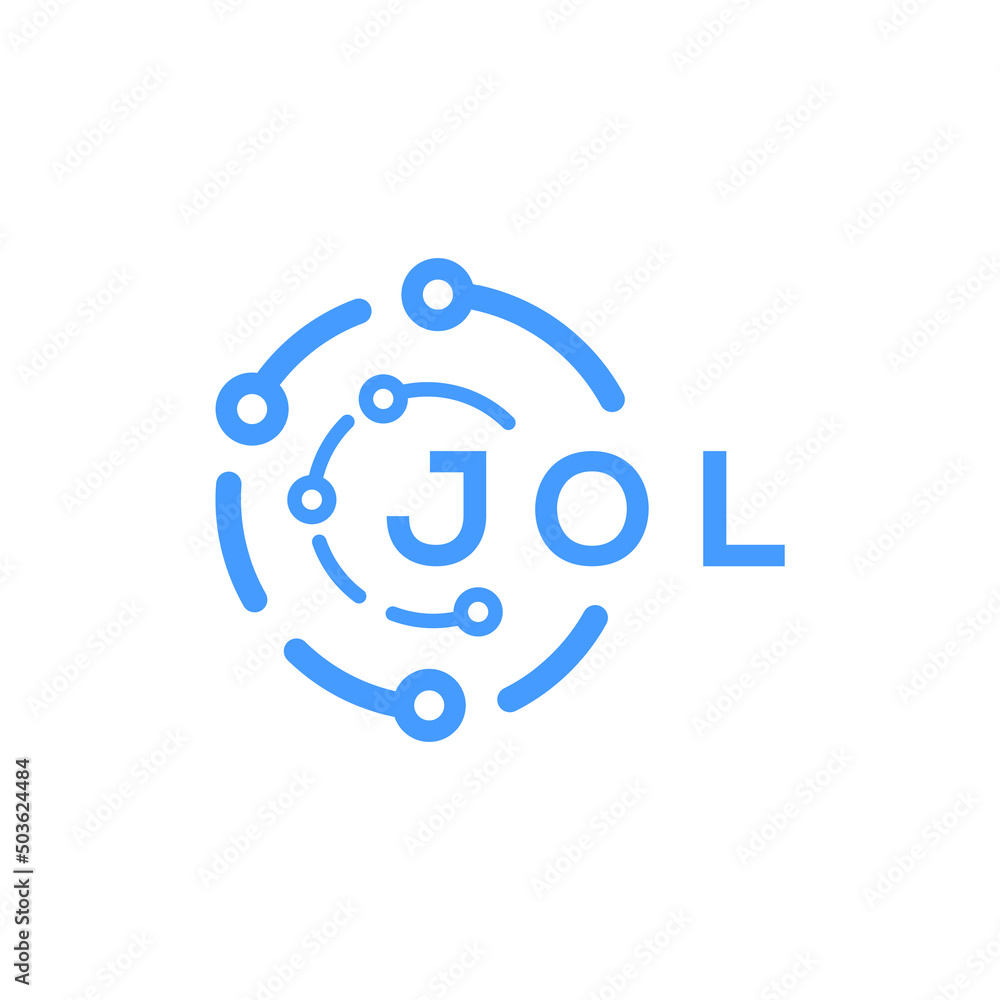 JOL technology letter logo design on white background. JOL creative initials technology letter logo concept. JOL technology letter design. JOL technology letter logo design on white background. JOL creative initials technology letter logo concept. JOL technology letter design.