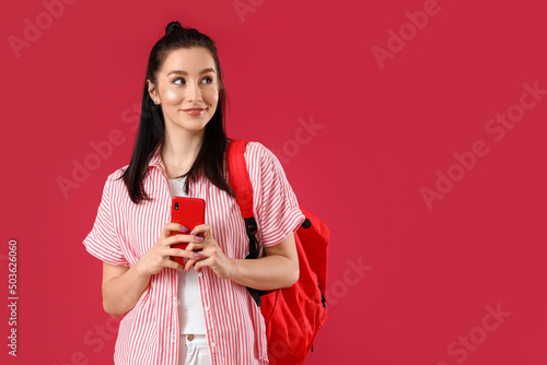 Portrait of beautiful femal...