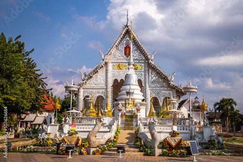 Wall Mural Wat Chiang Rai in Lampang, Thailand