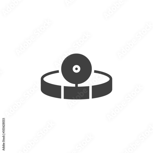 Head mirror vector icon