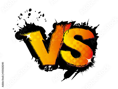アメコミ風　対決　戦い　VS
