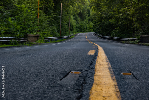 Beautiful view of Connecticut backroad
