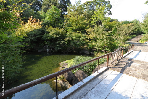 徳川園･徳川美術館　大曽根の瀧付近の橋　愛知県　名古屋市