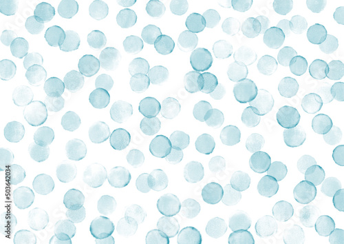レトロ　水玉　水彩　背景