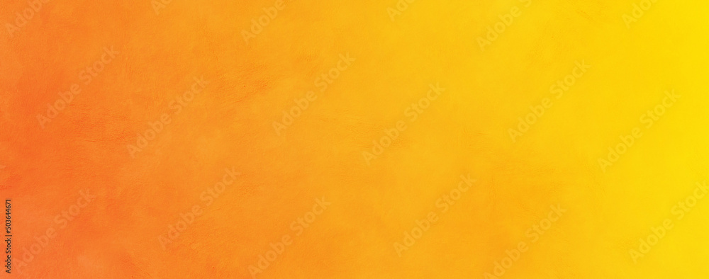 Abstract Luxurious Concrete Surface Orange Banner Background Wallpaper