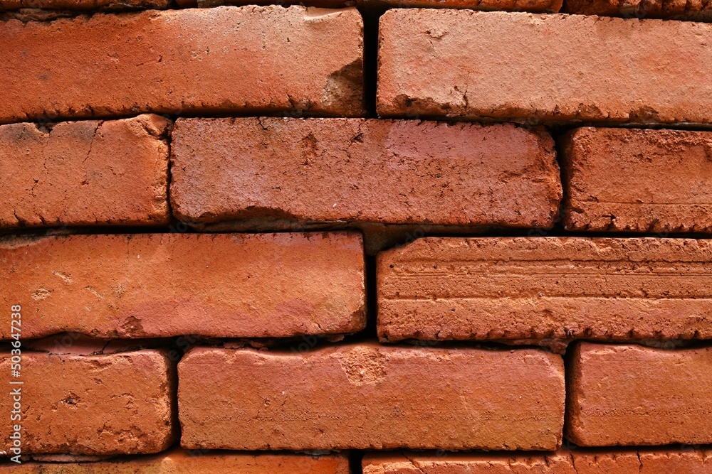 Fototapeta premium red brick wall