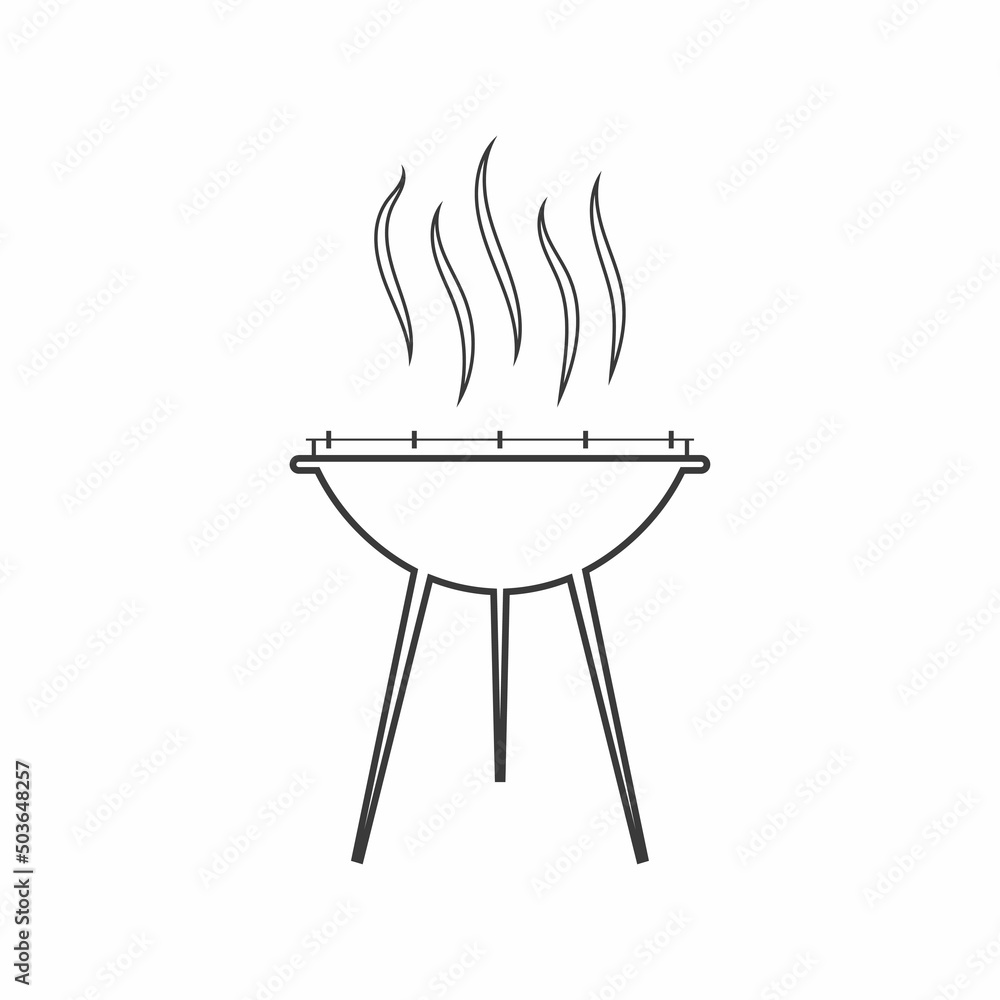 Barbecue icon vector illustration Barbecue icon vector illustration
