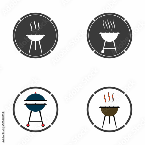 Barbecue icon vector illustration