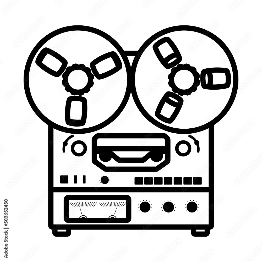 Reel Tape Recorder Icon