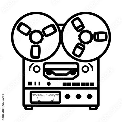 Reel Tape Recorder Icon