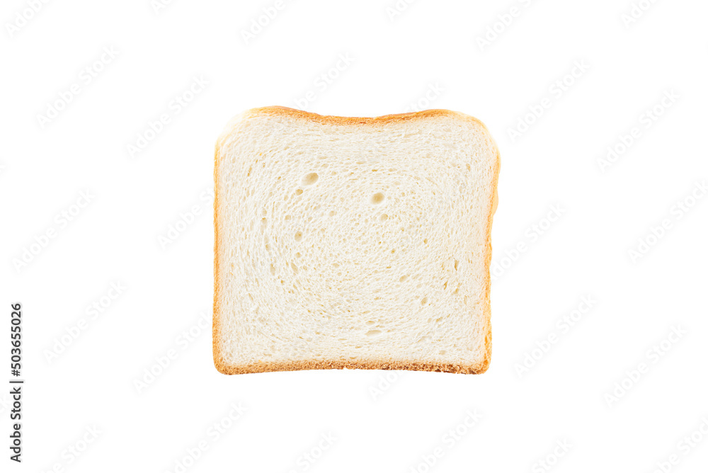 Slice of toast bread isolated on white background. Slice of toast bread isolated on white background.